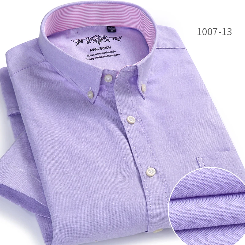 camisas botão para baixo colarinho confortável negócio