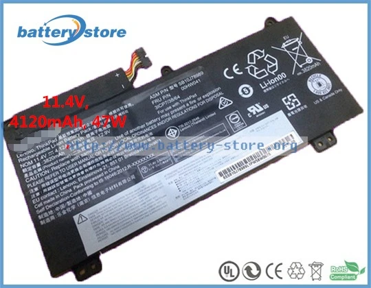 FREE SHIP 11.4V, 4120mAh, 47W Genuine battery SB10J78989, 00HW041 for LENOVO LAPTOP, FREE SHIP 11.4V, 4120mAh, 47W Genuine battery SB10J78989, 00HW041 for LENOVO LAPTOP,
