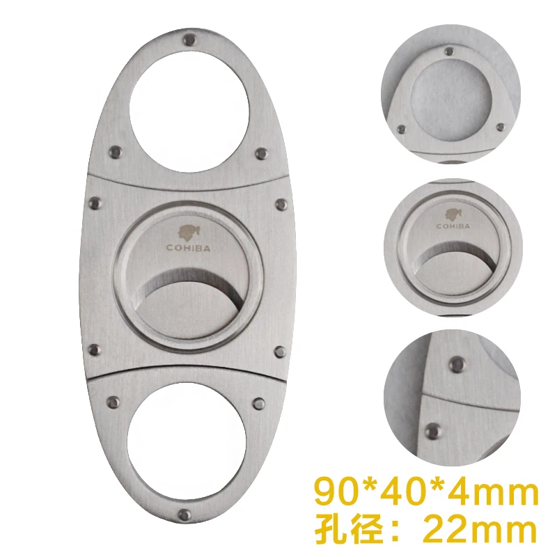 

New 1pcs Cohiba Guillotine Cigar Cutter Stainless Steel & Tarnish Proof Knife Cigar scissors ,cigar accessories ca044