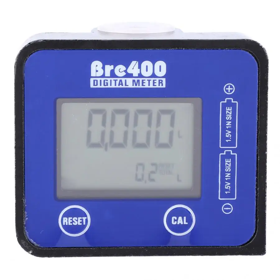

Blue LCD Display Flow Meter High Accuracy Aluminum Alloy Fuel Diesel Flow Meter 1/2