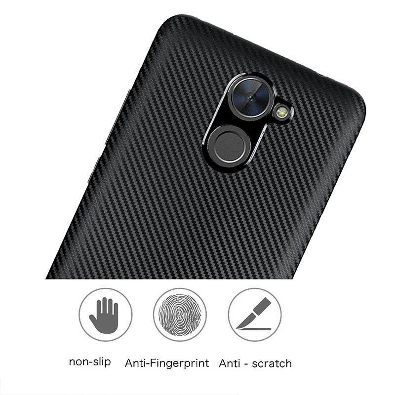 carbon fiber silicone case huawei y7 2017 y7 prime (10)