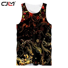 CJLM дропшиппинг майка Мужская Забавный принт цветок ананас 3D жилет Фрукты майка человек Fintess без рукавов майки