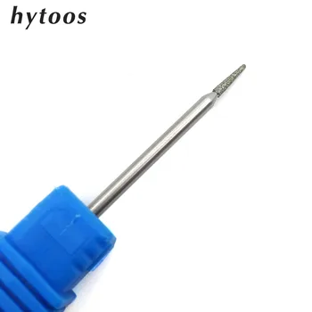 

HYTOOS Diamond Nail Drill Bit 3/32" Rotary Burr Manicure Cutters Tools Electric Nail Drill Accessories Nail Mill Tool-L01016D-B