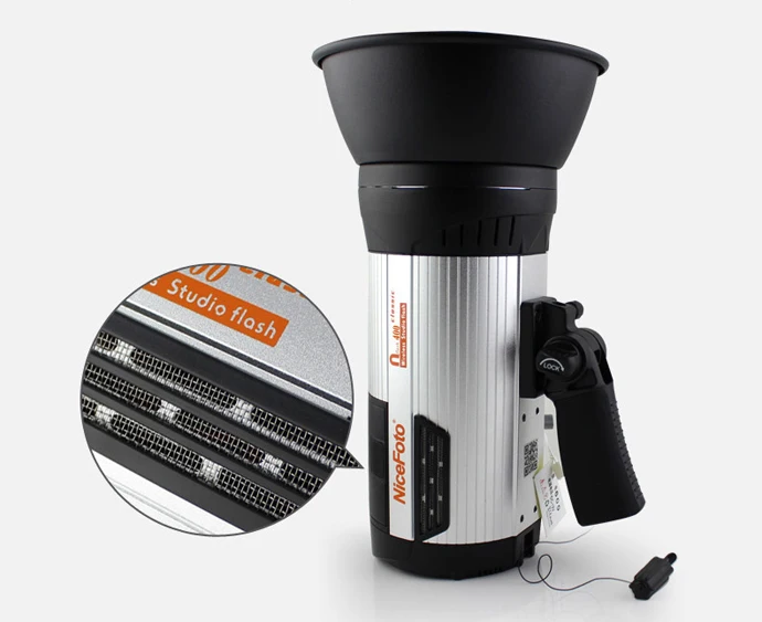 NICEFOTO nflash400 Wireless Studio Flash Classic 400 LED Lamp for