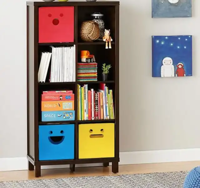 1pcs Smiley Cartoon Bedroom Children S Room Toy Storage Basket