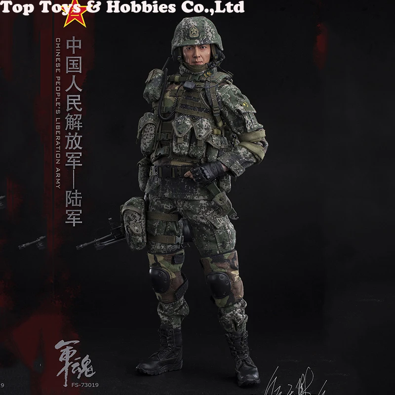 

1/6 Scale Chiese People's Liberation Army Soul-Series Army Machine Gunner Military Solider Action Figure Full doll collection