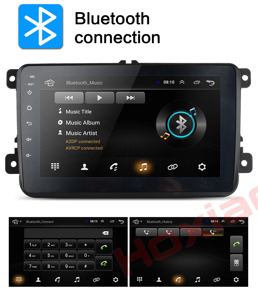 Cheap for VW/Golf/Passat/POLO/Tiguan/Skoda/Fabia/Rapid/Seat/Leon Autoradio 8 inch Car Android radio gps stereo 2 din car dvd player 4