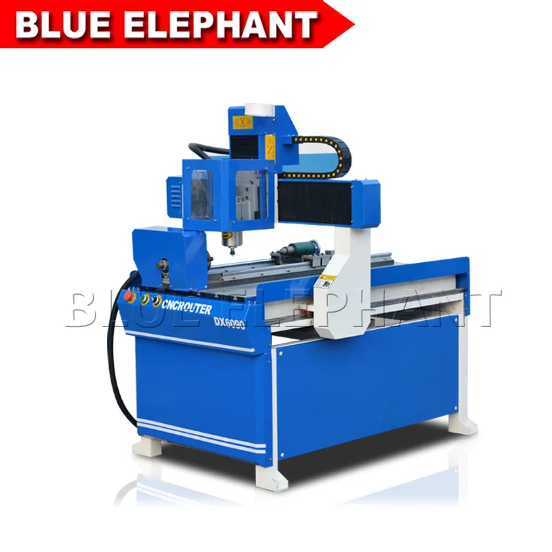 

CNC Router 6090 Manufacture Machines 4 Axis China Price with Quick Tool Changer