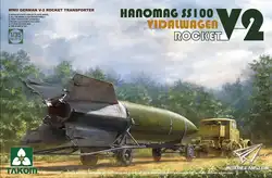 Таком 1:35 WWII German V-2 ракета транспортер Hanomag SS100 Vidalwagen #2110