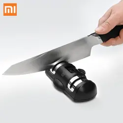 Xiaomi Mijia Huohou Ножи точилка 2 этапа двойное колесо-точилка точильный камень Точило для Кухня Ножи