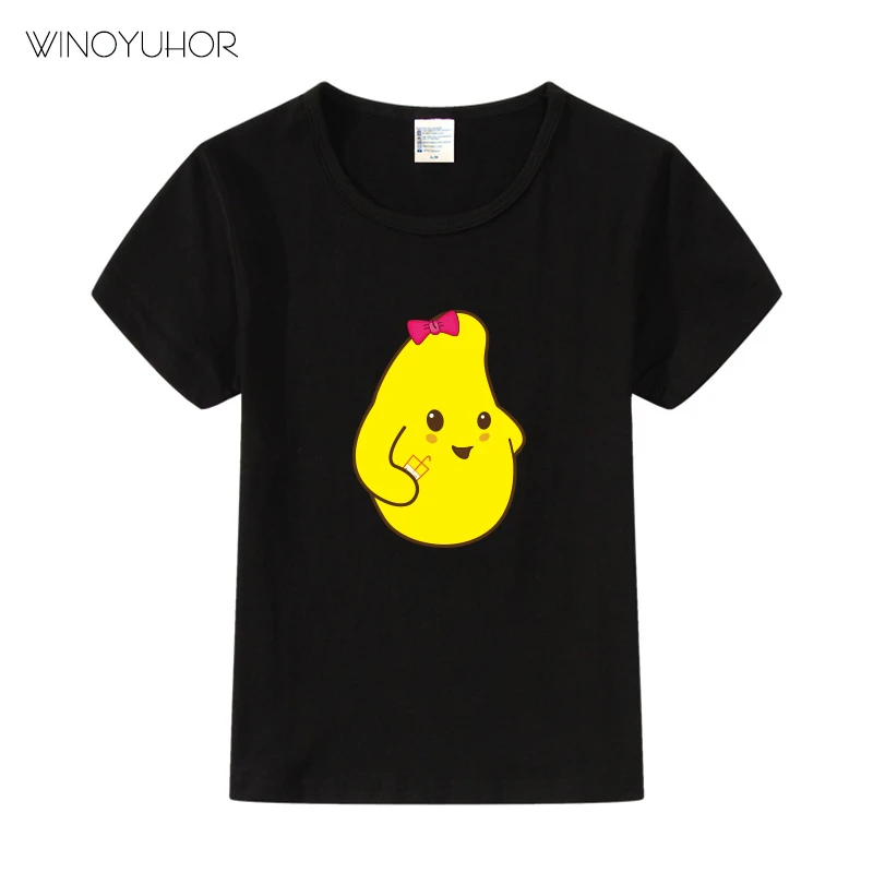 Camiseta estampado de Mango de dibujos animados para niños y niñas, informales de manga corta, ropa para niños 2021|Camisetas| - AliExpress