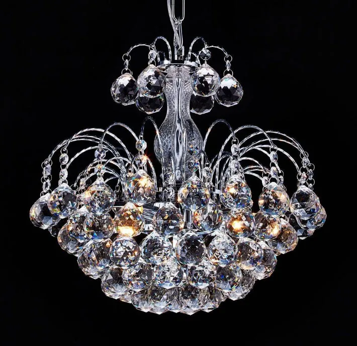 Modern minimalist living room crystal chandeliers Creative bedroom