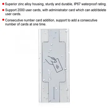 

Contactless Access Control ID Card Reader IR Remote Door Entry Control System IP67 Waterproof