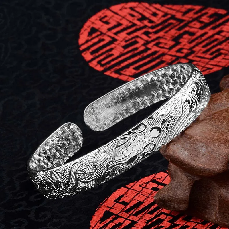 H: серебряные браслеты и браслеты с принтом HYDE для женщин, женские браслеты, подарки на день Святого Валентина - Окраска металла: 1