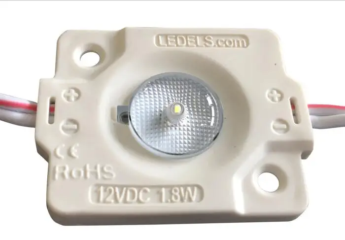 2000 шт./лот свет и ce rohs и ul сертифицированный 12 В 1.8 Вт 182 ~ 205 lm с объективом 175 градусов IP65 светодиодные фонари для шоу случае