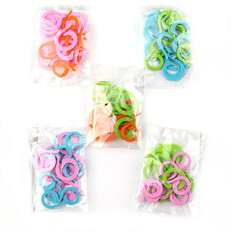 

20Pcs Randomly Colorful Plastic Safty Pins Sweater Mark Buckle Needle Knit Dedicated Baby Yarn DIY Weaving Tools Decorations