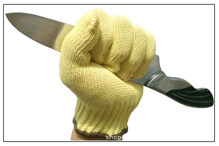 Анти-режущие рабочие перчатки, устойчивые к высокой температуре 1 пара белые Арамидные противопожарные защитные рабочие и садовые