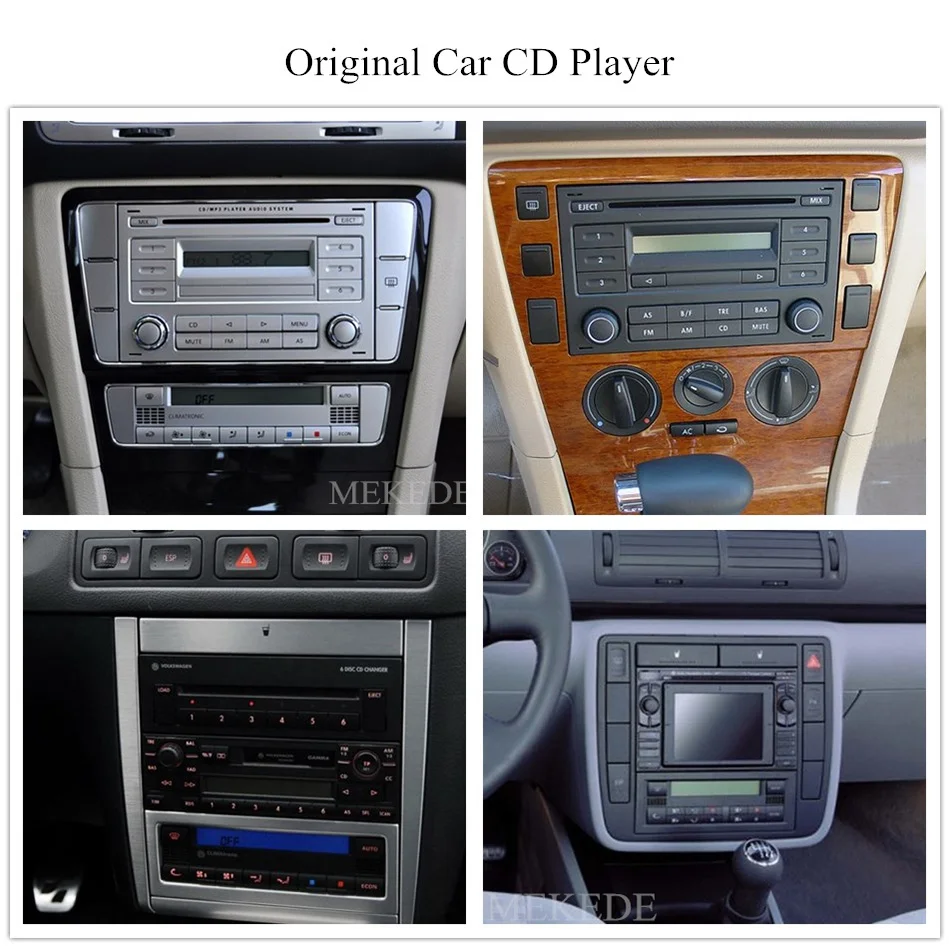 Top free shipping 1024x600 7" 4 Core 2GB RAM 16GB Flash Android 7.1 Car DVD GPS For VW Glof Bora Passat Mk5 Golf Mk4 Polo Jetta Seat 5