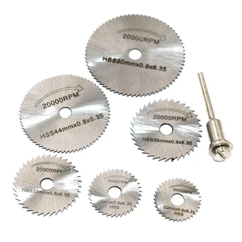 

1 set HSS cutting discs wood plastic Copper and aluminum soft metal Small Saw blade