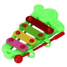 5 PCS of (Baby Kid 4-Note Xylophone Musical Toys Wisdom Development)