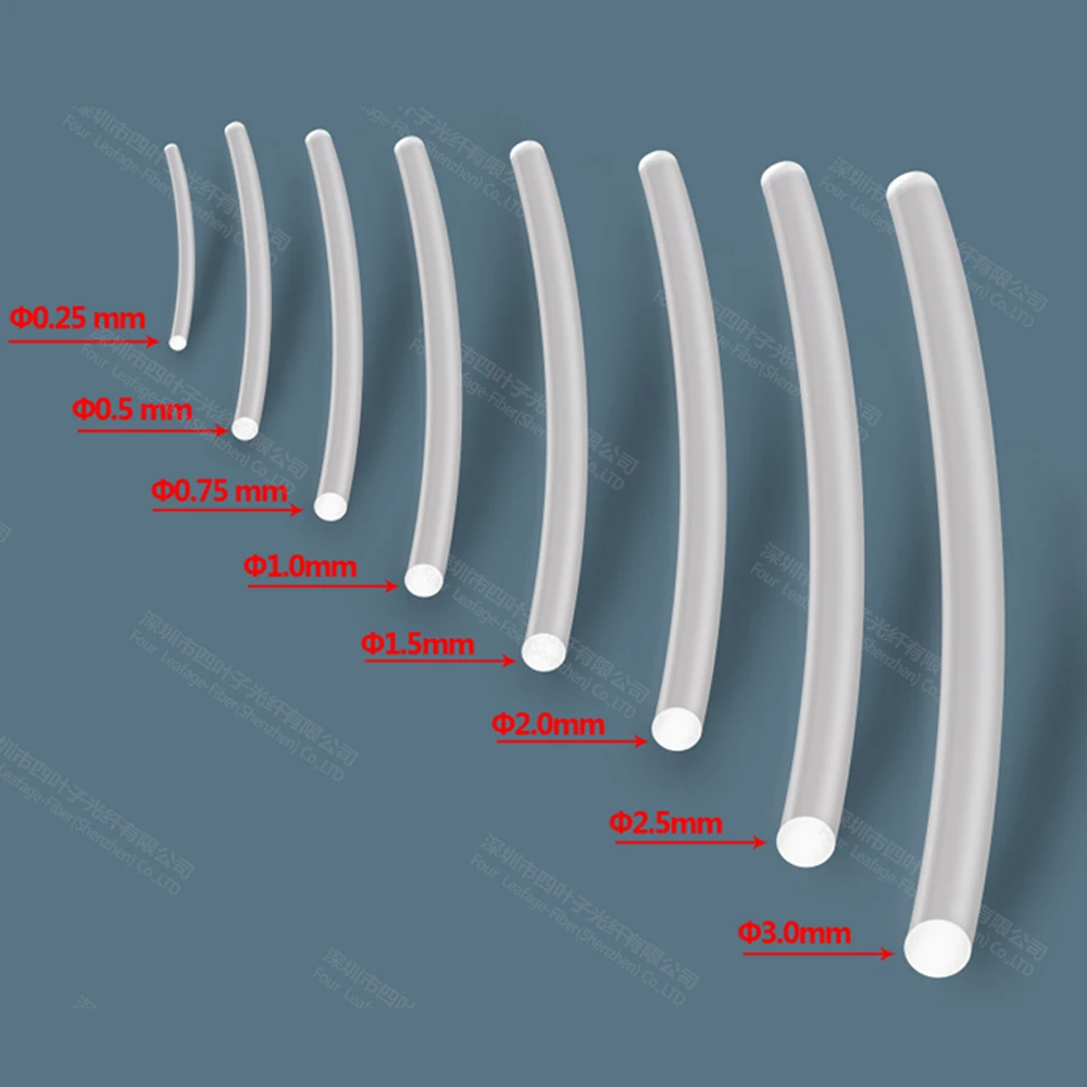 1mm pmma end glow light emit home decoration waterfall end glow