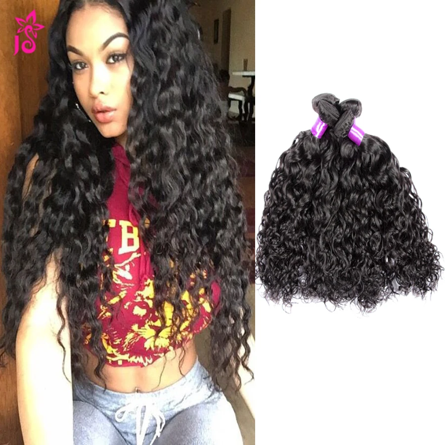 Water wave virgin hair 10 bundles Brazilian water wave wholesale cheap