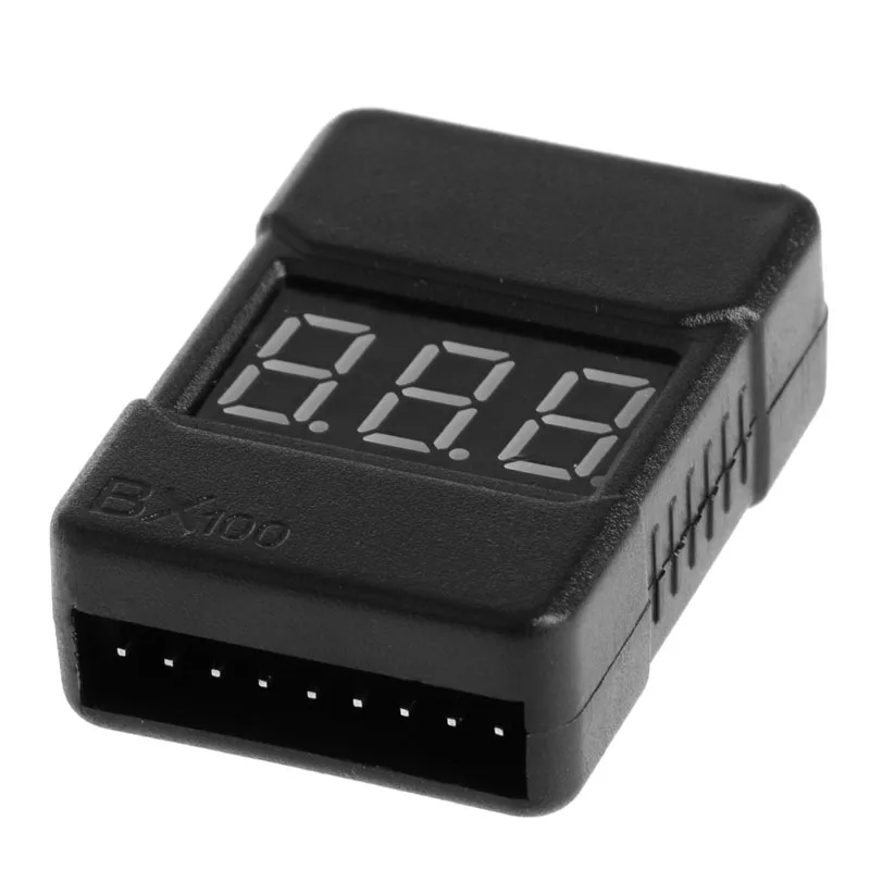 

New BX100 1-8S Lipo Battery Low Voltage Power Display Tester Buzzer Alarm