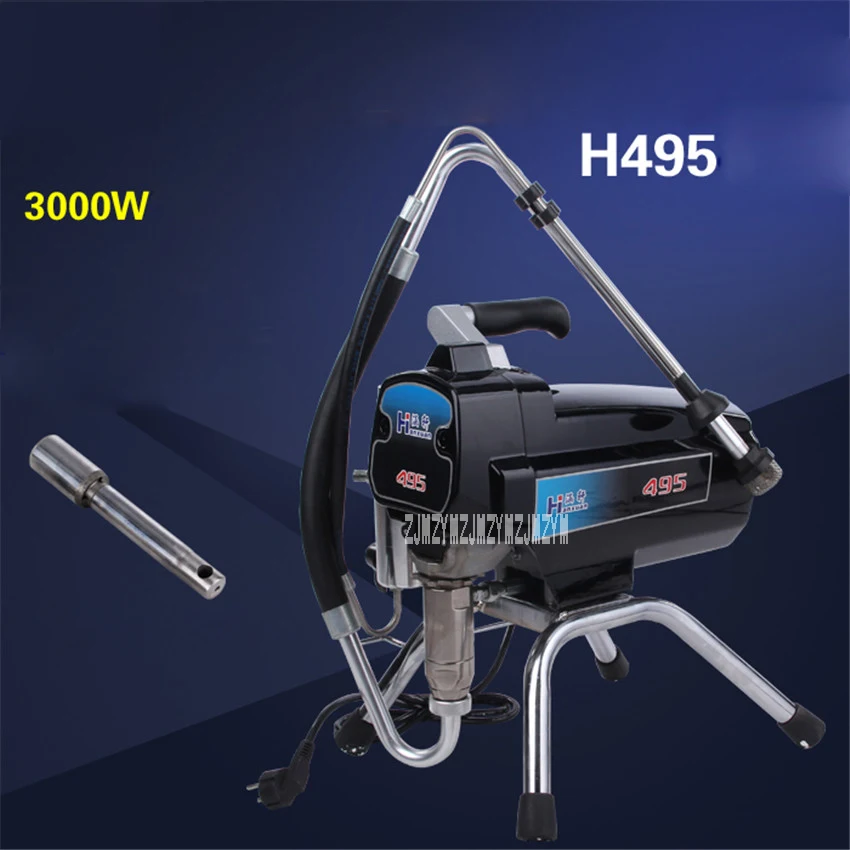 

New Electric High Pressure Airless Sprayer Spray Latex Paint H495 Paint Sprayer Paint Spray Paint Machine 220v/50HZ 3000W 4L/MIN