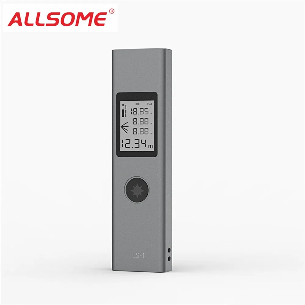 ALLSOME LS-1 Intelligent Rechargeable Digital Laser Rangefinder Distance Meter Range Finder Measure HT2418 ALLSOME LS-1 Intelligent Rechargeable Digital Laser Rangefinder Distance Meter Range Finder Measure HT2418