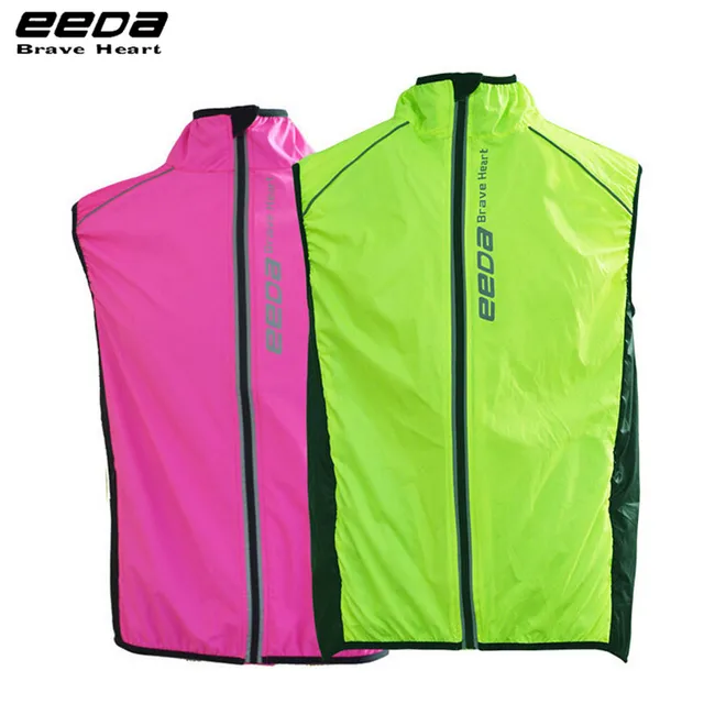 Best Offers EEDA Windproof Waterproof Cycling Vests Summer Outdoors Bike Jerseys Bicycle Jacket Sleeveless Windbreaker Coat Men Women Riders