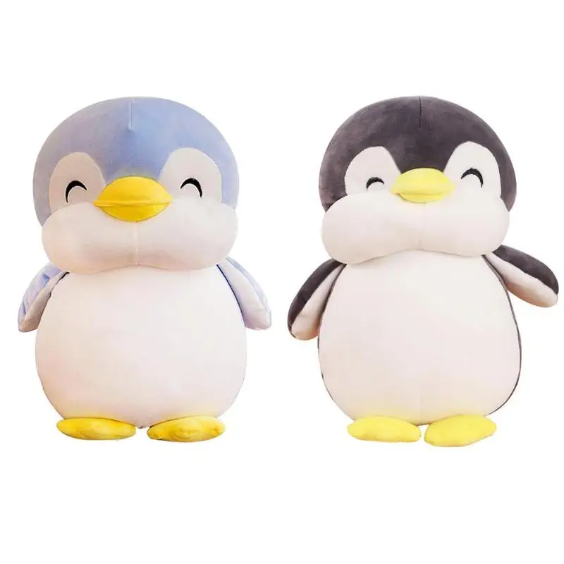 Плюшевые игрушки, забавные Пингвин животное игрушечная печать мягкие хлопковые подарки на день рождения