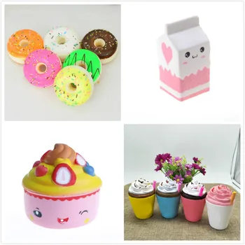 

Exquisite Fun Squeeze Ice Cream Milk box Scented Squishy Charm Slow Rising Simulation antistress funny gadgets interesting toys