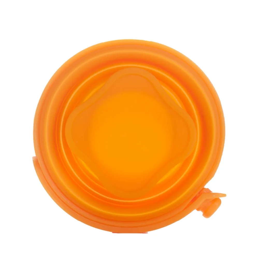 Munkess portátil de viaje de Gel de sílice retráctil Copa telescópica plegable al aire libre Camping taza de agua con mango