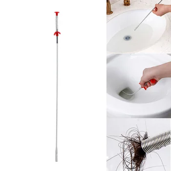 

Kitchen Cleaner Tool with Spring Four-claw Gripper for Pipeline Sewer LBShipping