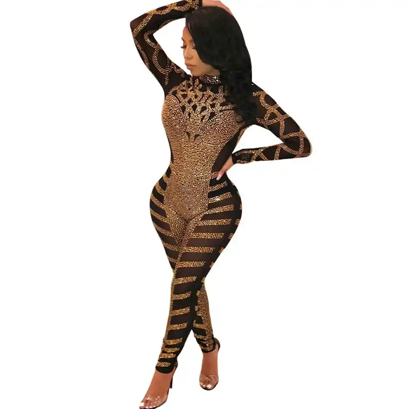 sparkly bodycon jumpsuit