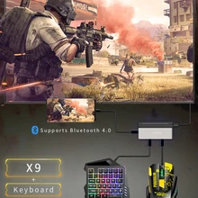 4k 60Hz PUBG Геймпад контроллер игровая клавиатура мышь HDMI конвертер Bluetooth адаптер подключи и играй телефон к ТВ ПК такой же экран