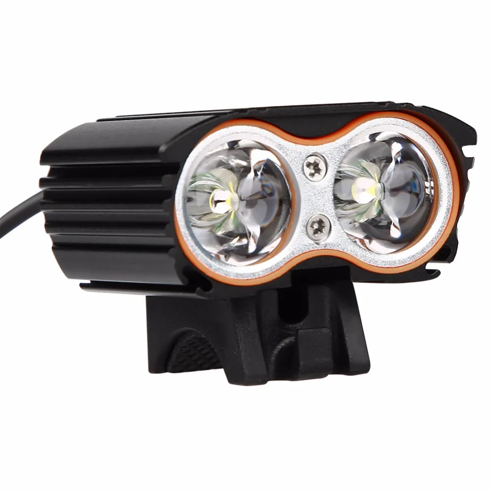 Яркий светодиодный фонарь 2000LM USB для велосипеда, головной светильник для велосипеда, передняя лампа для велосипеда с ручкой, светильник-вспышка для ночного велоспорта