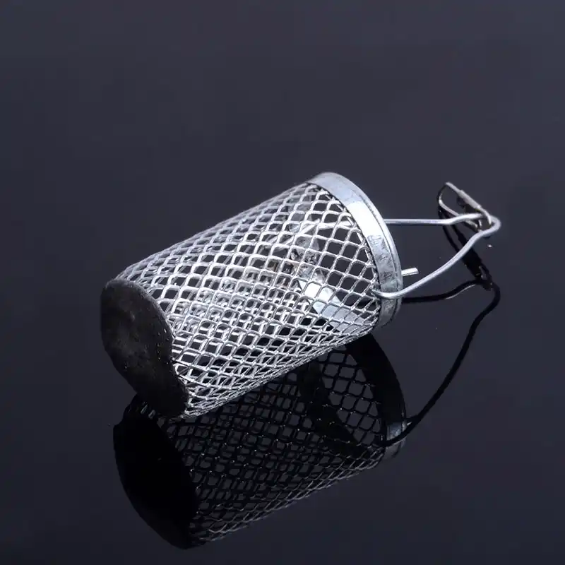Small Fish Luminous String Hook Barbed Fshing Hook Bait Cage High Carbon Steel
