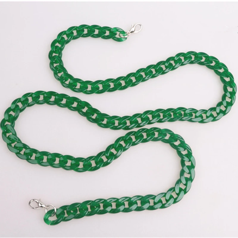 Fishbone Specialty Resin Acrylic Bag Chain Evening bag handbag Thick Chain