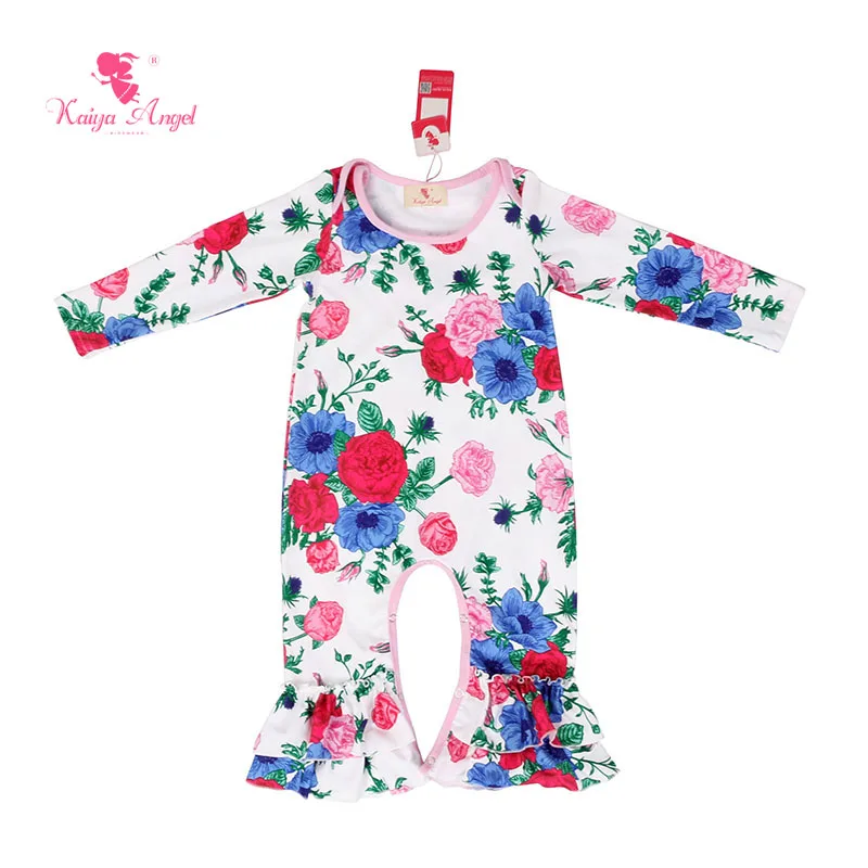 Лидер продаж 2017 хлопковая одежда для новорожденных девочек и мальчиков Kaiya с
