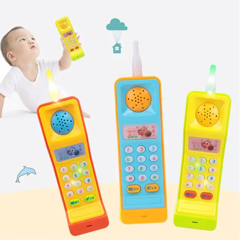 

1PC Kids Baby Lovely Cartoon Buttons Handphone Music Songs Sound Toys Educational Intelligence Developmental Toy