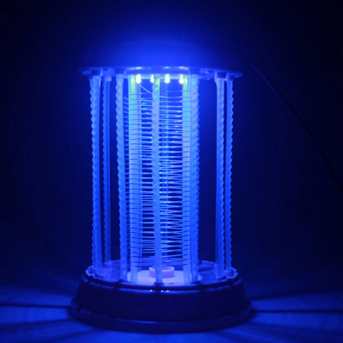 Baratos Hogar restaurante Electronic Shock Mosquito Killer lámpara LED luz silenciosa Anti radiación exterior jardín mata insectos
