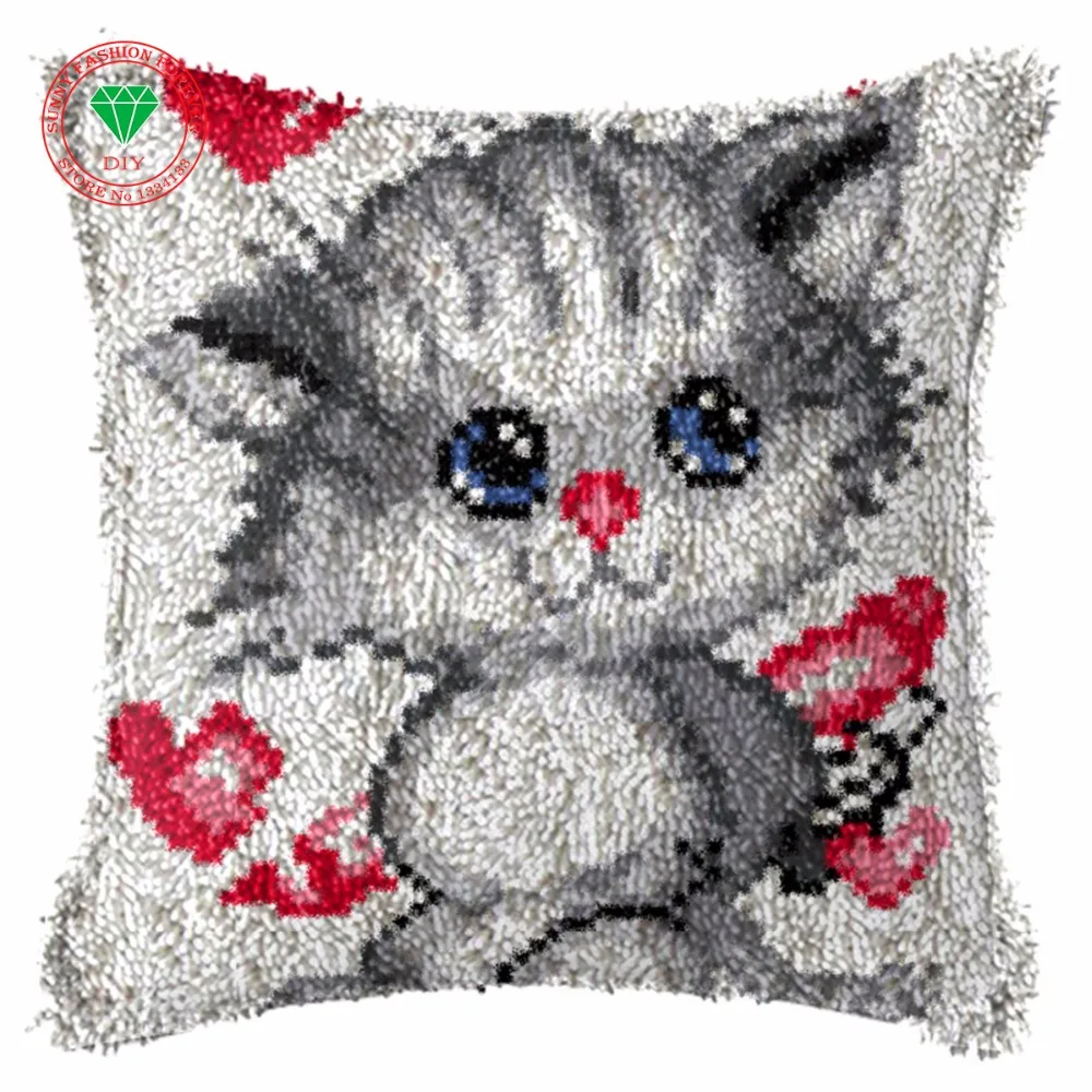 #^Special Price Free Shipping Hook Rug Kit Pillowcase without inner DIY Unfinished Crocheting Yarn Mat Latch Hook Rug Kit Floor Mat Carpet Set #^Special Price Free Shipping Hook Rug Kit Pillowcase without inner DIY Unfinished Crocheting Yarn Mat Latch Hook Rug Kit Floor Mat Carpet Set