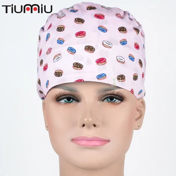 

Medical Surgical Scrub Caps Cartoon Animal Anesthetist Hospital Pet Doctor Nurse Dentist Beauty Salon Surgeon's Surgery Hat