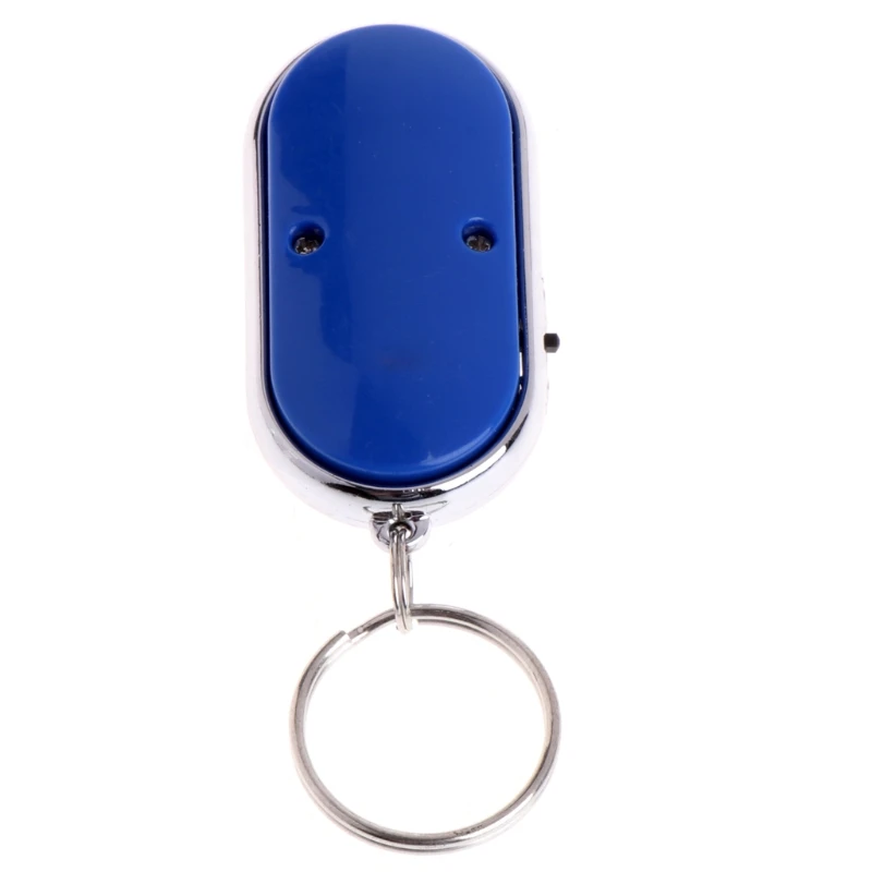 Четырехцветный светодиодный брелок для ключей, брелок для ключей, брелок со свистком, держатель для ключей, кольца для мужчин и женщин, ювелирные изделия