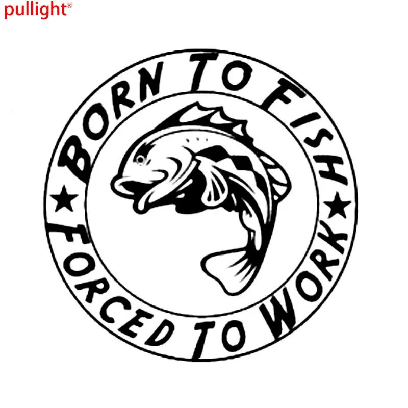 

Виниловые декоративные наклейки для автомобилей и мотоциклов, Born To Fish