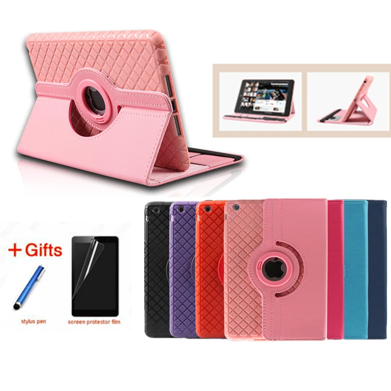 

Luxury Magnetic Color Painted PU Leather For Apple iPad Air Stand Case For IPAD Air1 For iPad 5 Tabliet PC Cover+Film+Pen+OTG