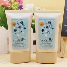 Натуральный травяной CC крем для тонкой поры блокирует дефект влажный и белый BB крем косметический консилер макияж 35 мл