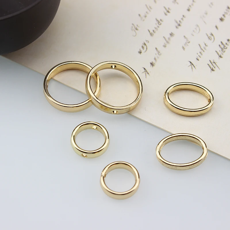 

10pcs korean fashion alloy circle earrings for women hoop statement earrings jewelry material diy handmade accessories