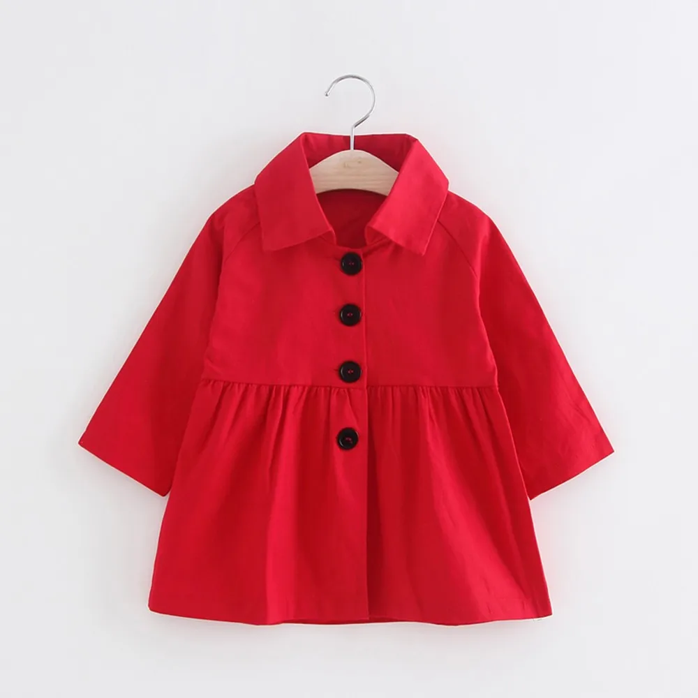 Новинка демисезонный тренчкот Dollplus для девочек модное красивое детское пальто